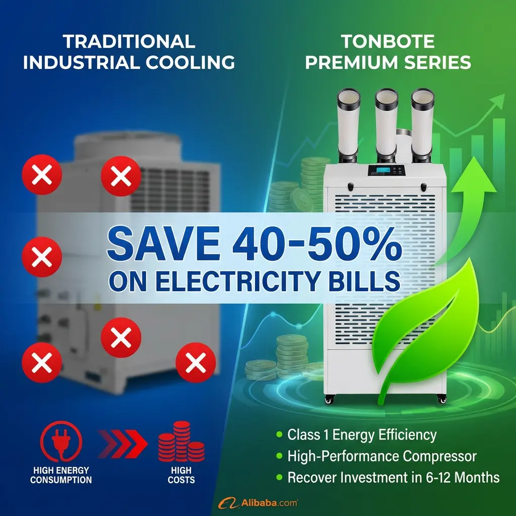 AC industriale portatile del condizionatore d'aria mobile con display LCD a funzionamento silenzioso professionale personalizzato da 65 dB in laboratorio